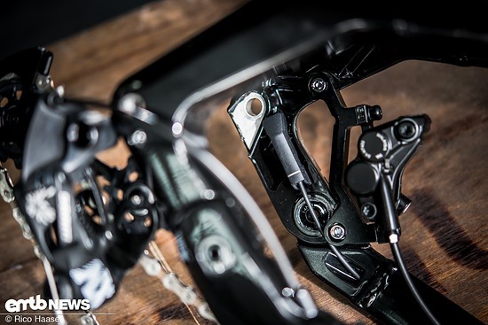 E-Bikes mit dem neuen Bosch-System können den Speedsensor problemlos im hinteren Ausfallende integrieren