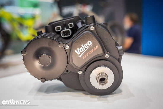 Der Valeo-Motor mit integriertem Effigear-Schaltgetriebe ist kompakt und ...