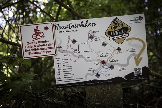Die UrTrails bieten 100 km ausgeschriebene MTB-Routen.
