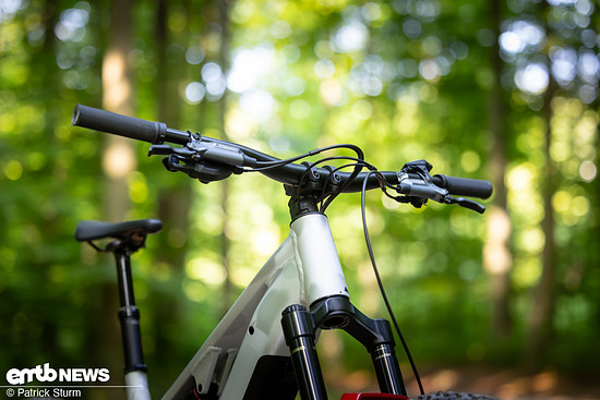 Die Front gibt einiges an Feedback weiter – Grund dafür ist aller Wahrscheinlichkeit nach das steife Rahmendreieck. Weniger Dämpfung hilft.