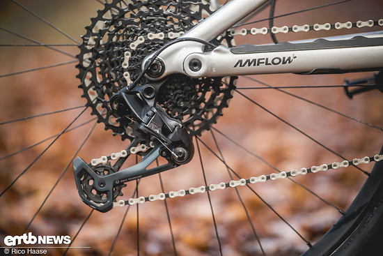 Großer Teller hinten: Die SRAM GX Eagle.