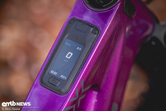 Der Display lässt sich einfach per Touch steuern.