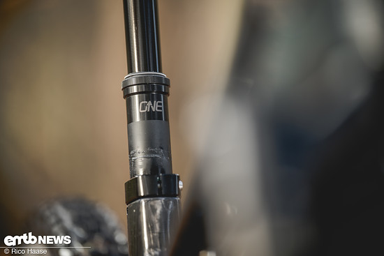 Schon Rahmengröße S1 ist in der Lage, eine 180-mm-OneUp-Variostütze zu verschlingen.