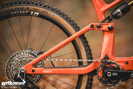 Megamo hat dem Reason CRB einen Horst-Link-Viergelenker-Hinterbau verpasst.