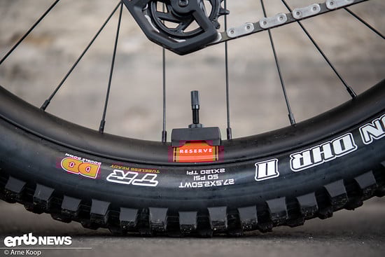 Die Reserve Aluminium-Laufräder hinterlassen einen sehr guten Eindruck.