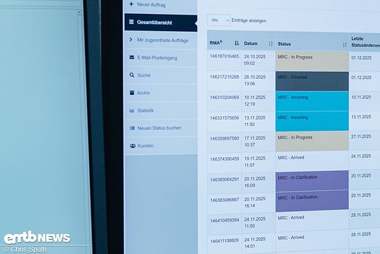 Nachschub ist schon im Zulauf – Tobi kümmert sich um die administrative Bearbeitung der MRC-Aufträge.