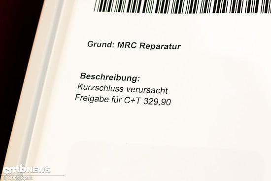 Mit einer Fehlerbeschreibung des Händlers bekommt Puky bereits eine erste Einschätzung und Grundlage für die Reparatur.