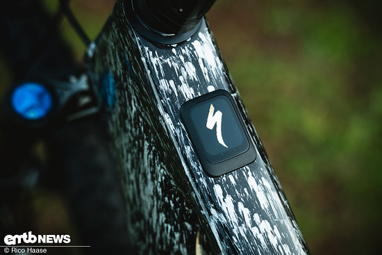 Gut ablesbar und wertig: das Display (Mastermind TCU) im Oberrohr.