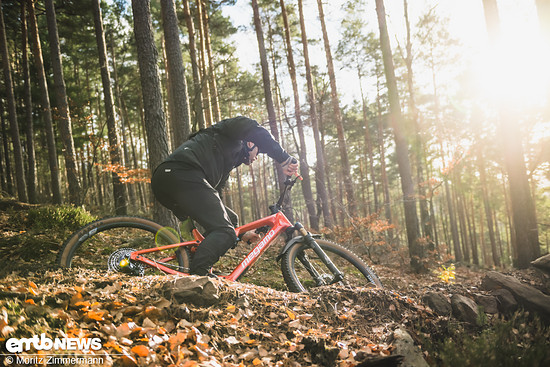 Lange Kurven fordern das Rad nicht heraus