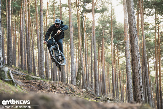 Egal, ob Abziehkanten, sketchy Highlines oder steile Abschnitte – das Druid CorE gibt einem Selbstvertrauen.