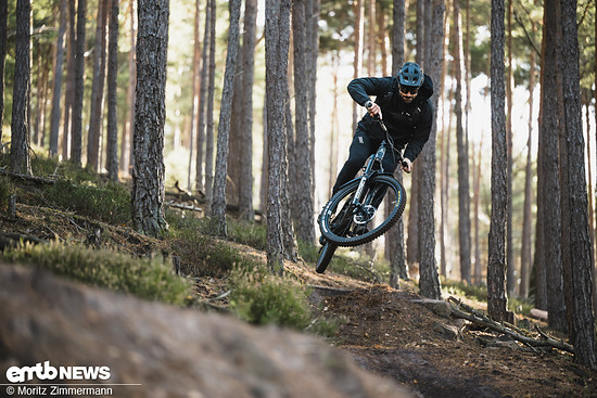 Der Hinterbau des Forbidden arbeitet feinfühlig und satt