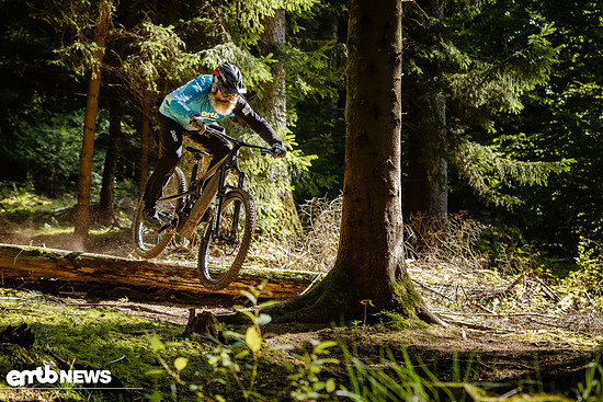 Leichter und damit etwas leichtfüßiger: Das Ekano CF. Für die Federwegsmenge ist es agil, bietet dabei aber auch ordentliche Nehmerqualitäten.