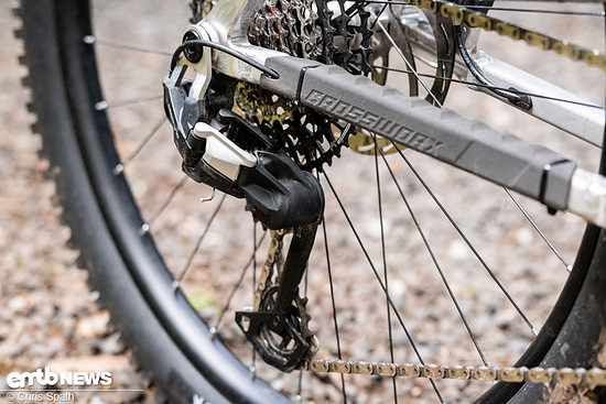 Crossworx bedient sich moderner Fertigungstechniken: Einige Teile am Rahmen sind 3D gedruckt.