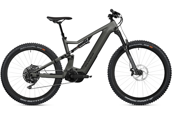 Flyer G1 Uproc X 2.10 FS  | UVP: 4.999 €  | Motor: Panasonic GX Ultimate FIT | Akkukapazität: 630 Wh | Federweg v/h: 150/150 mm | Gewicht: 26 kg