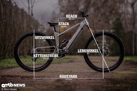 Crossworx Pace 290 mit Geometrieangaben in Rahmengrösse L