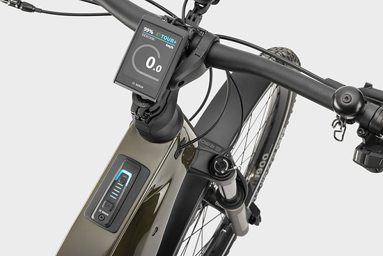 Mit angepasster Lenkzentrale verpasst man dem Bike eine aufrechtere, gemütliche Sitzposition.