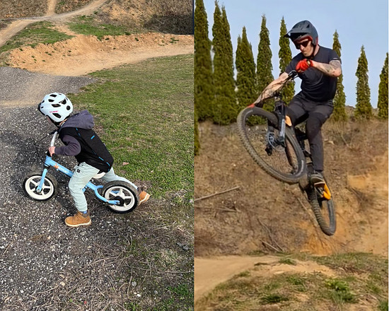 Jung&amp;Alt den Pumptrack unsicher gemacht 🤭