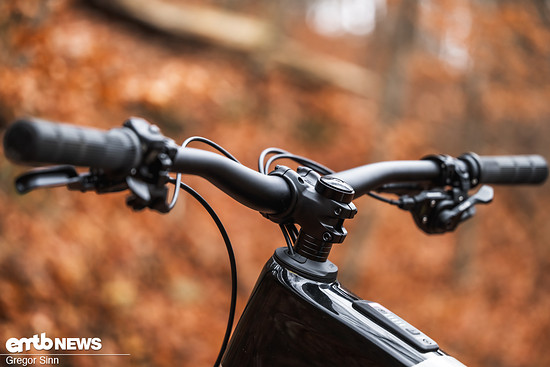 Auch das Cockpit stammt aus dem hause Cannondale.