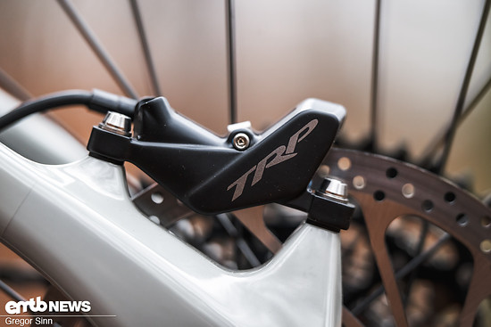 Die passende Bremspower war Cannondale wohl wichtig.