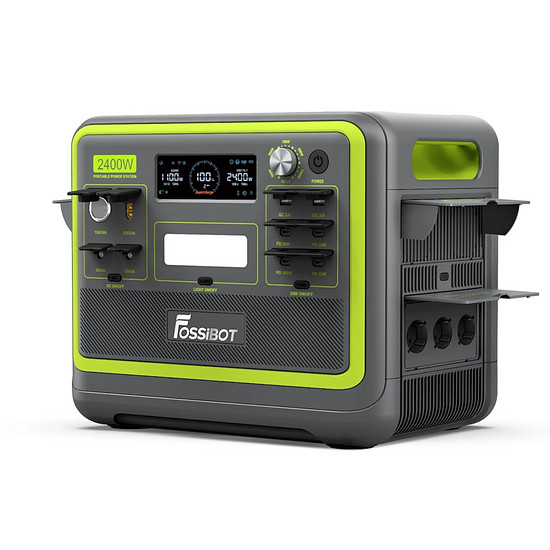 Fossibot F2400 – mit 2048 Wh und preiswerten 899 € UVP bekommt man hier am meisten Kapazität für sein Geld.