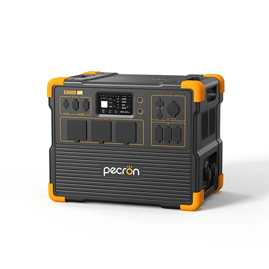 Als eine der preiswerten Varianten über 3000 Wh Kapazität ist der Pecron E3600 interessant für diejenigen, die viele Ladungen mit der Powerbank machen wollen.