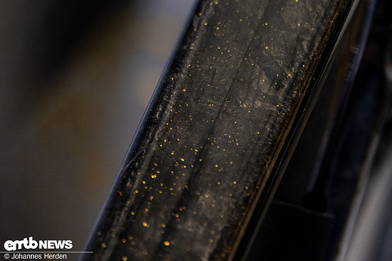 Die Lackierung mit den Goldflakes ist ein echte Eye-Catcher.