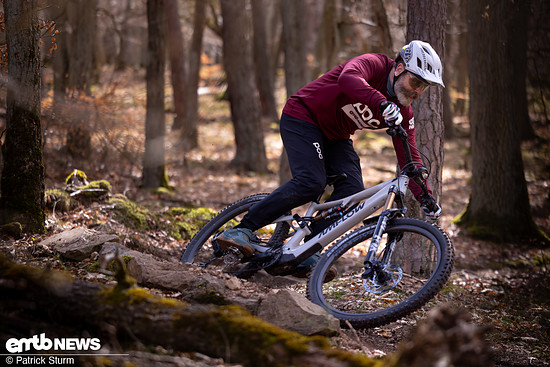 Auf dem Trail habe ich mit dem Amflow PX Carbon extrem viel Spaß.