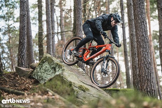 Ob wir solche Trails demnächst nurnoch bergauf fahren? Mit der Power des M2S ist es sicherlich möglich, sofern die Geometrie des Bikes es zulässt.