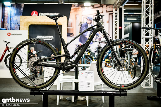 Seit der Eurobike haben wir auch von Olympia nichts mehr gehört. Das E-MTB wird auf der Website noch mit dem 120-Nm-Motor gelistet, der ist jedoch mit einem verdächtigen Sternchen gekennzeichnet.