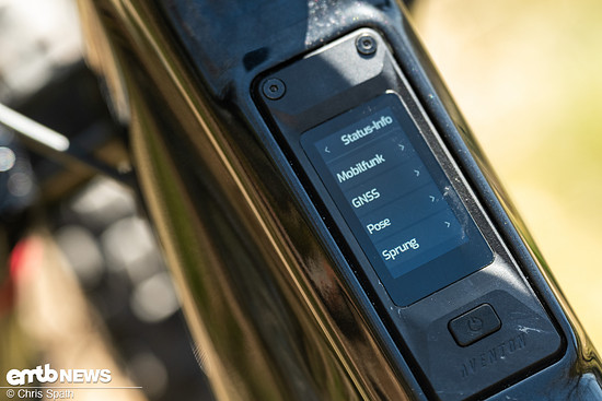 Auch der direkte Menü Zugriff ist via Display möglich, der volle Funktionsumfang ist jedoch nur via App nutzbar.