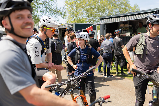 Vor den Ride-Outs blieb genug Zeit zum fachsimpeln.