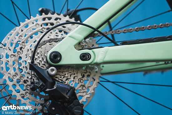 Zur Individualisierung des Bikes beim Tuning-Begeisterten Abfahrts-Biker, geht man am Sam² einen anderen Weg als am kleinen Bruder Jam².