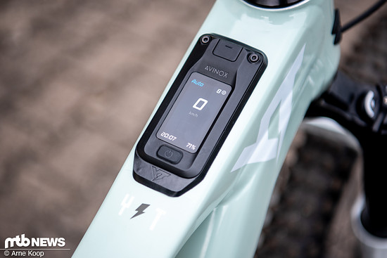 Das Display kann per Touch bedient werden …