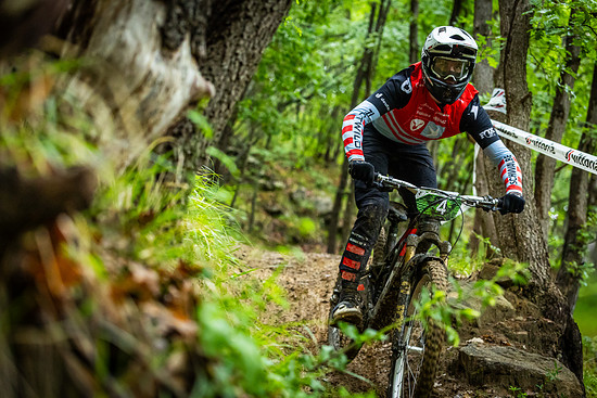 Kelan mit der drittschnellsten Männerzeit auf der längsten Stage des Tages.