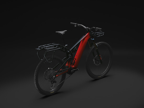 Das neu entwickelte Rack-System wurde so konstruiert, dass das vollgefederte Levo auch weiterhin als Mountainbike genutzt werden kann.