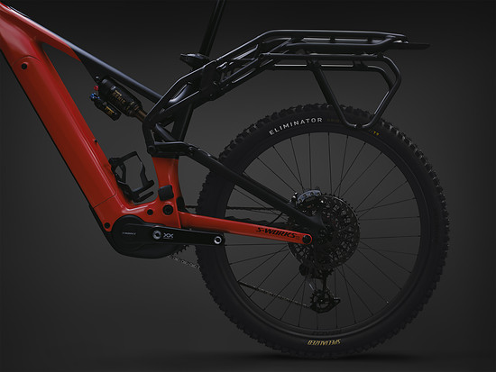 Das Rear-Rack hat eine Traglast von 12 kg.